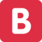 B Button (blood Type) emoji on Twitter